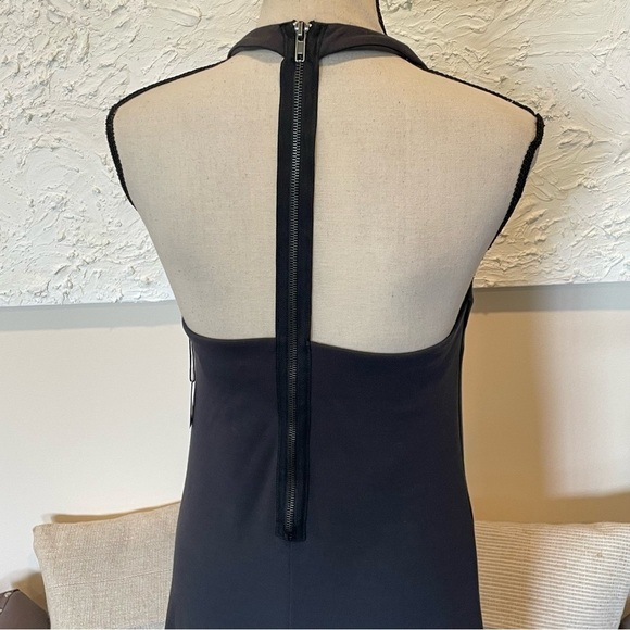 BAILEY/44 Women's SLEEVELESS ASH GRAY MARRAKESH DRESS EXPOSED ZIPPER Sz S NWT - Picture 5 of 10